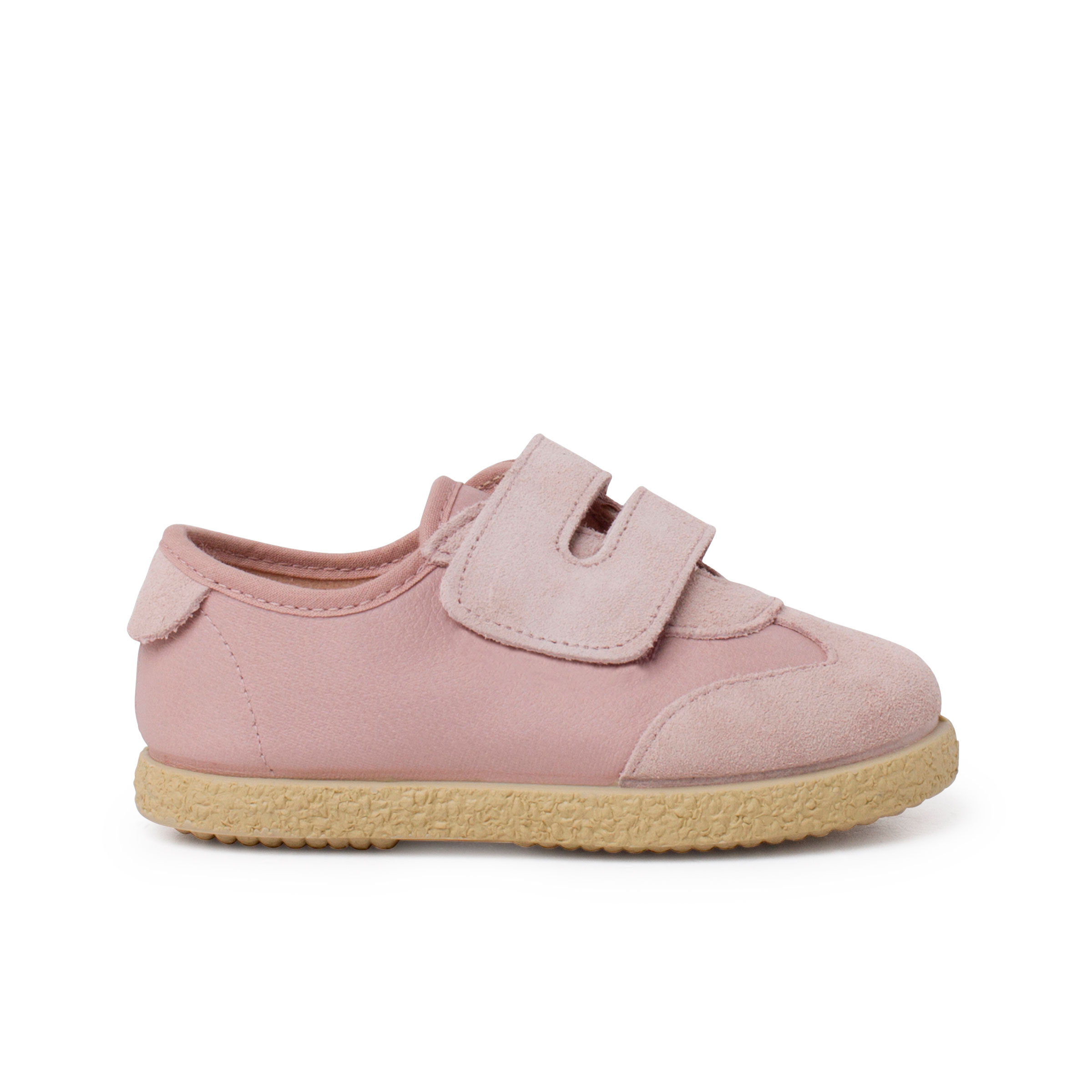 Pisamonas Zapatillas cuero vegano cierre adherente
