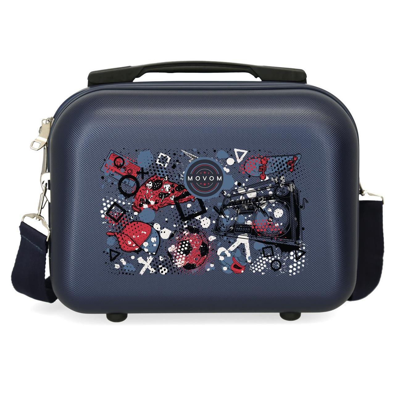 Neceser Abs Movom Free time marino 21x29x15cm