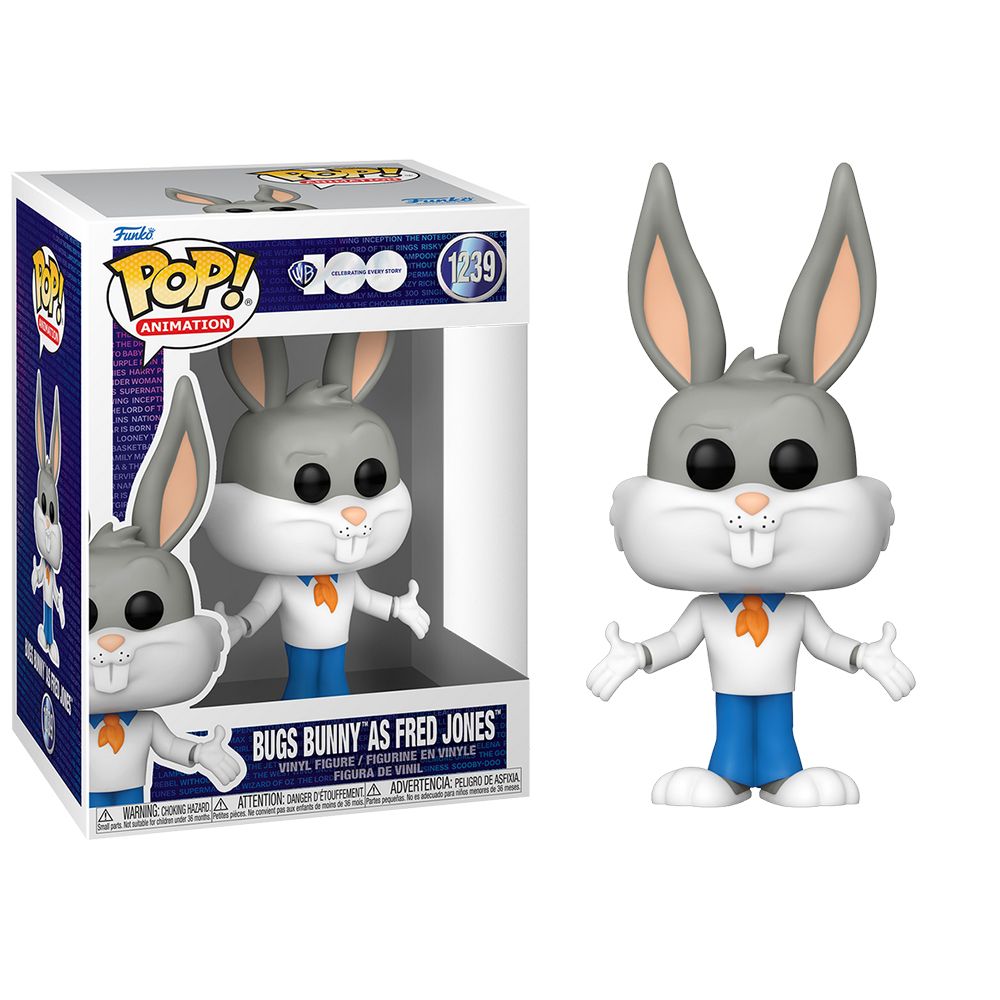 Funko Pop! Warner Bros 100 Aniv. - Bugs Bunny disfrazado de Fred Jonesy, 69424, Nº1239