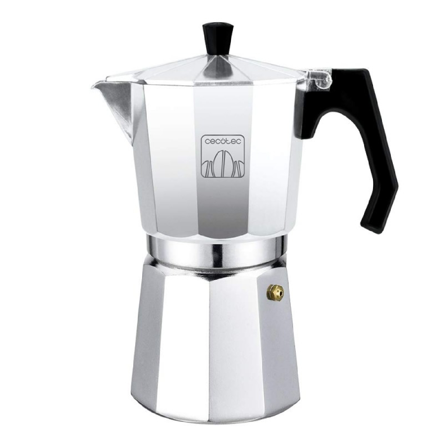 Cecotec Cafetera italiana Cafetera Italiana De Aluminio Cumbia Mokclassic 300 Shiny