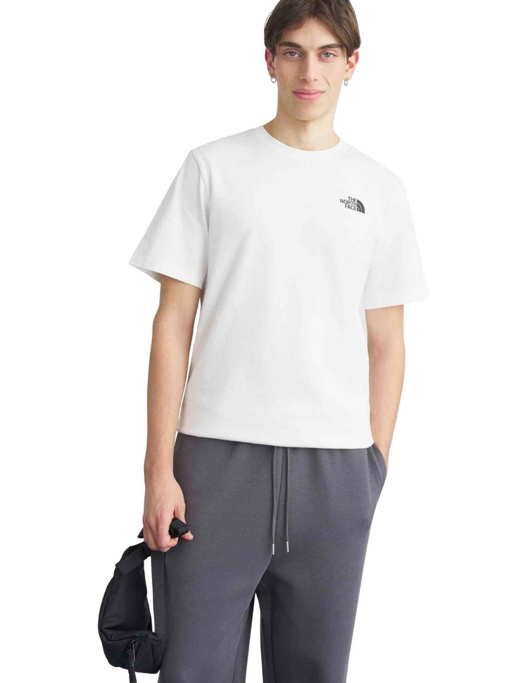 NORTH FACE CAMISETA REG BLANCA