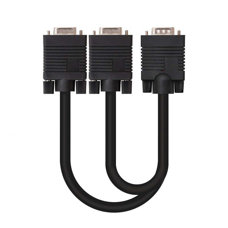 Nanocable - CABLE BIFURCADOR SVGA HDB15/M-2xHDB15/H 45 CM 10.15.2000