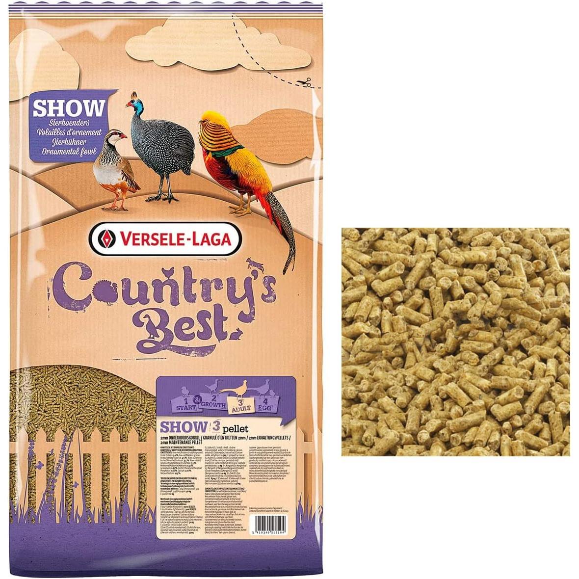 Pienso perdices, faisanes, codornices - Show 3 Pellet de VERSELE-LAGA