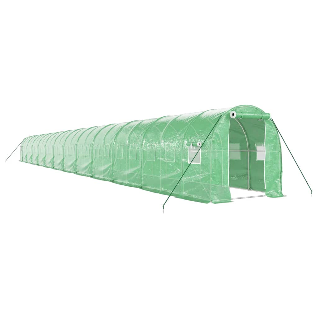 vidaXL Invernadero con estructura de acero verde Multitalles