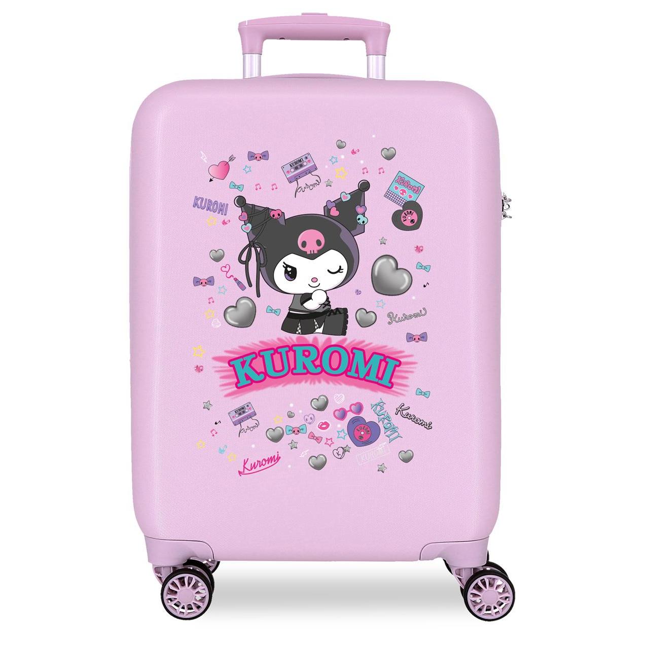 Maleta de cabina Sanrio Kuromi Retro Pop 55x38x20cm