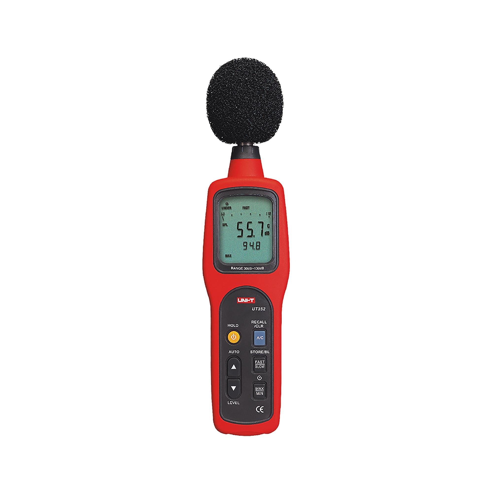 Medidor de nivel de ruido sonoro UT352