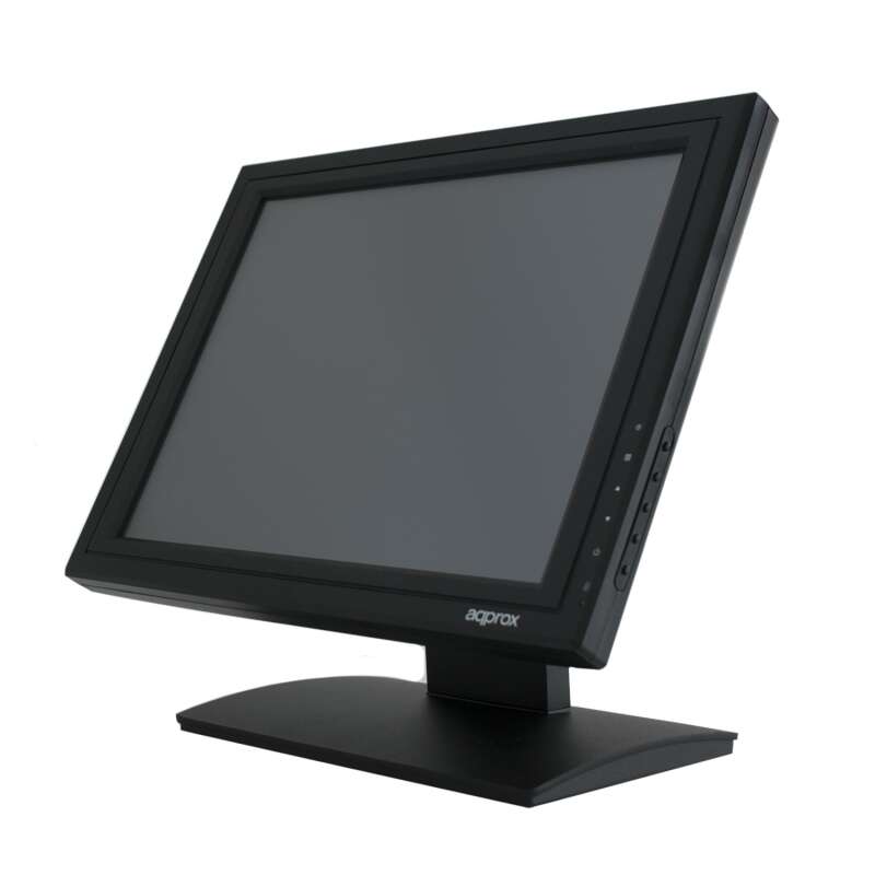 Approx monitor tactil led 15” para tpv 1024 x 768 - respuesta 5ms - angulo de vision 160º - usb, vga - vesa