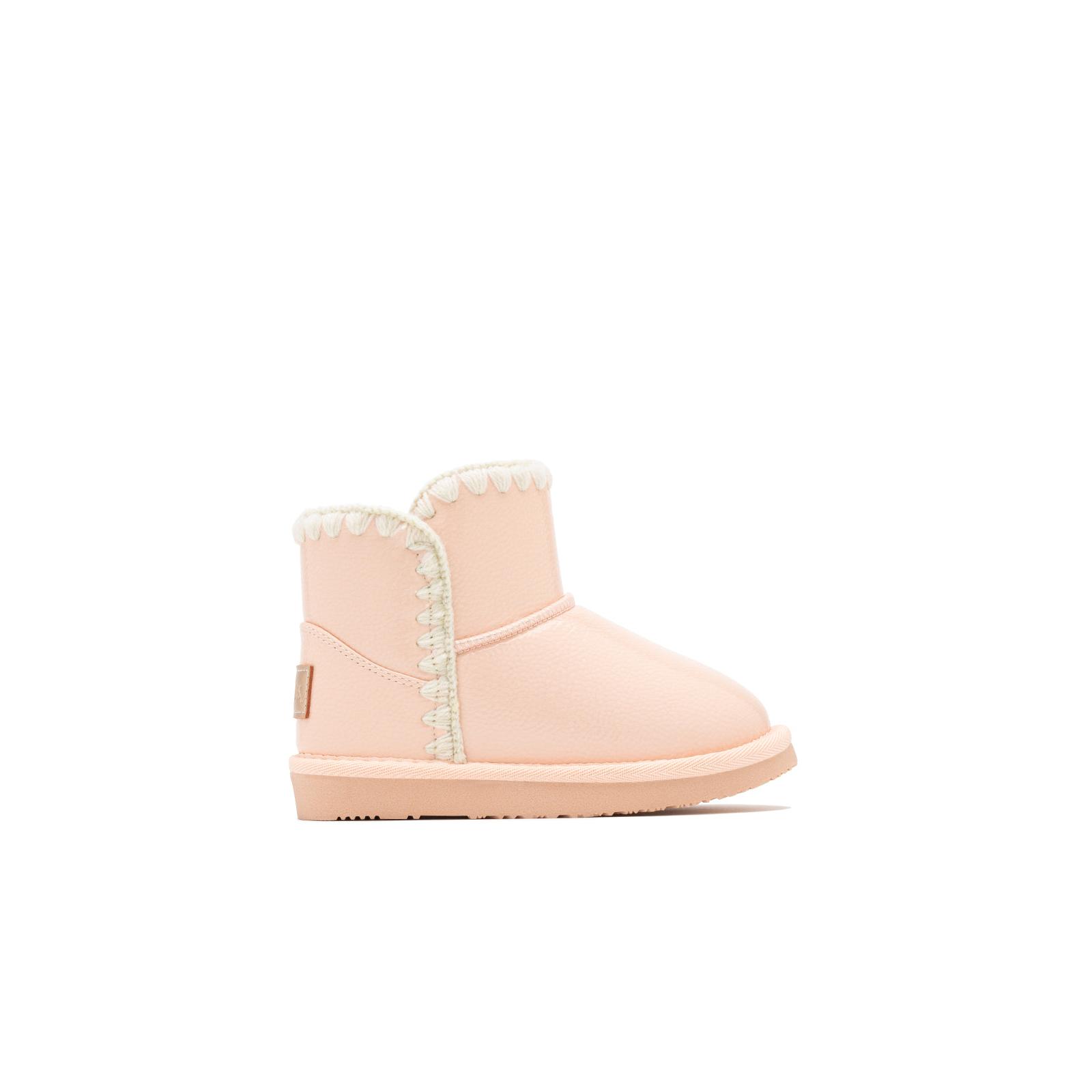 Conguitos - Botas Australianas de Niña de Charol en Beige para Niña