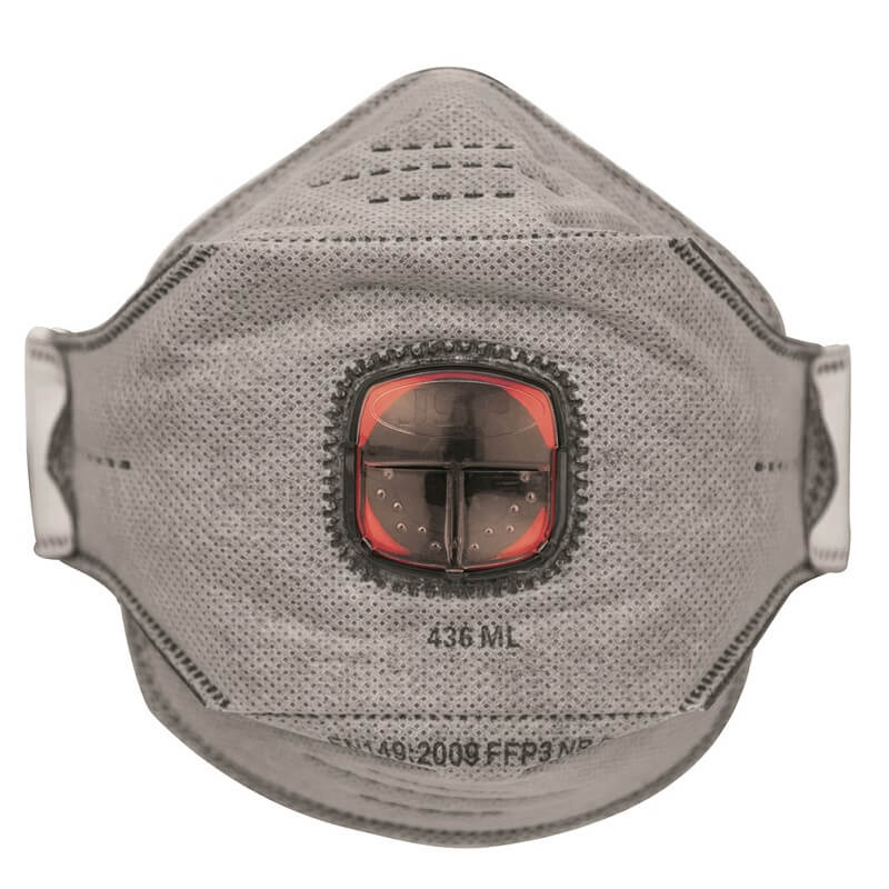 Mascarilla FFP3 JSP Springfit, válvula Typhoon de 436 ml - BHP JSP 8508