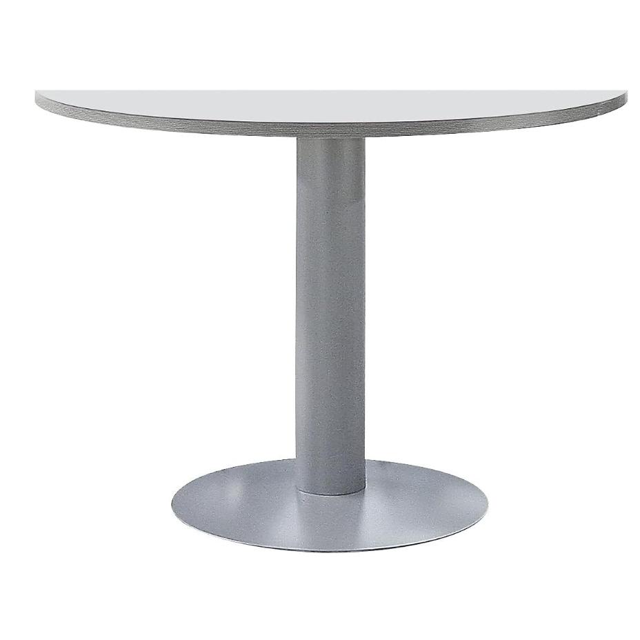 Mesa Circular Rocada Serie Meeting Gris 100 Cm Diámetro - Espacio de Trabajo Eficiente
