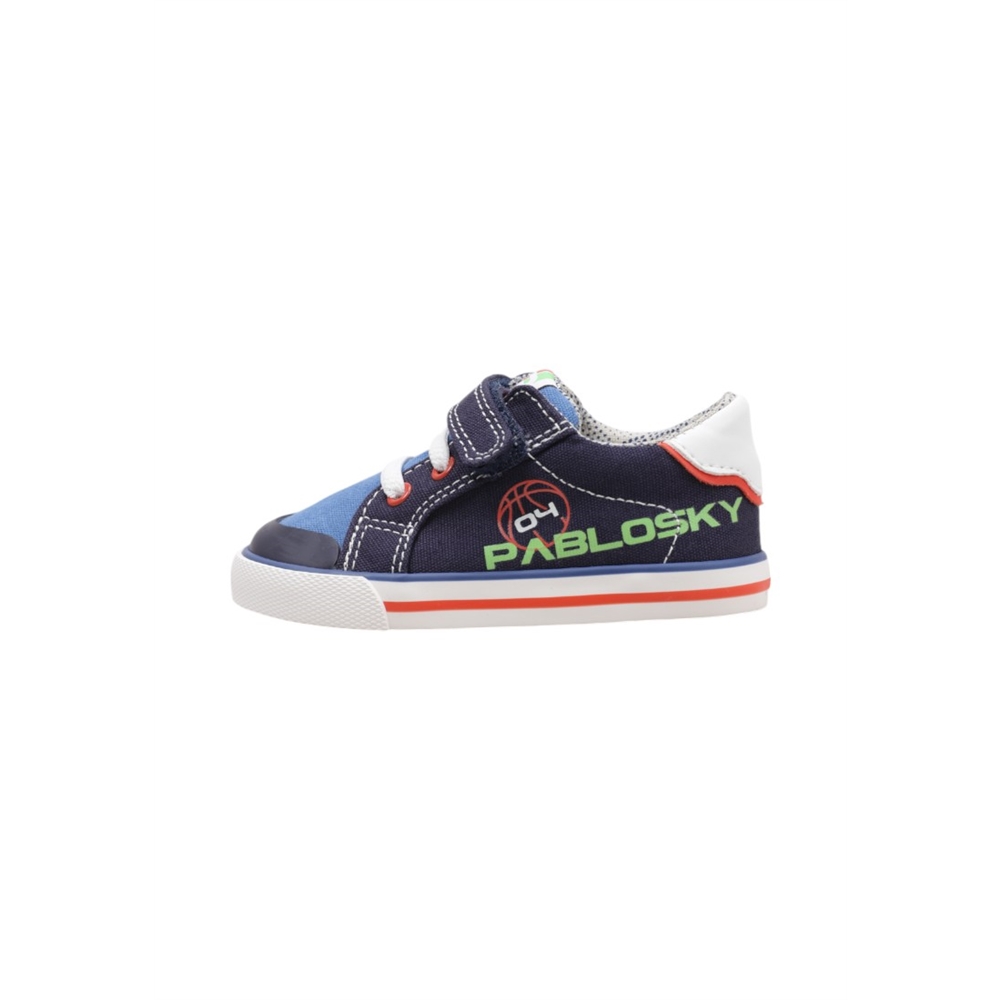 Pablosky 980220 Deportivas Con Velcro Bebé - niño (hasta la talla 30) Azul