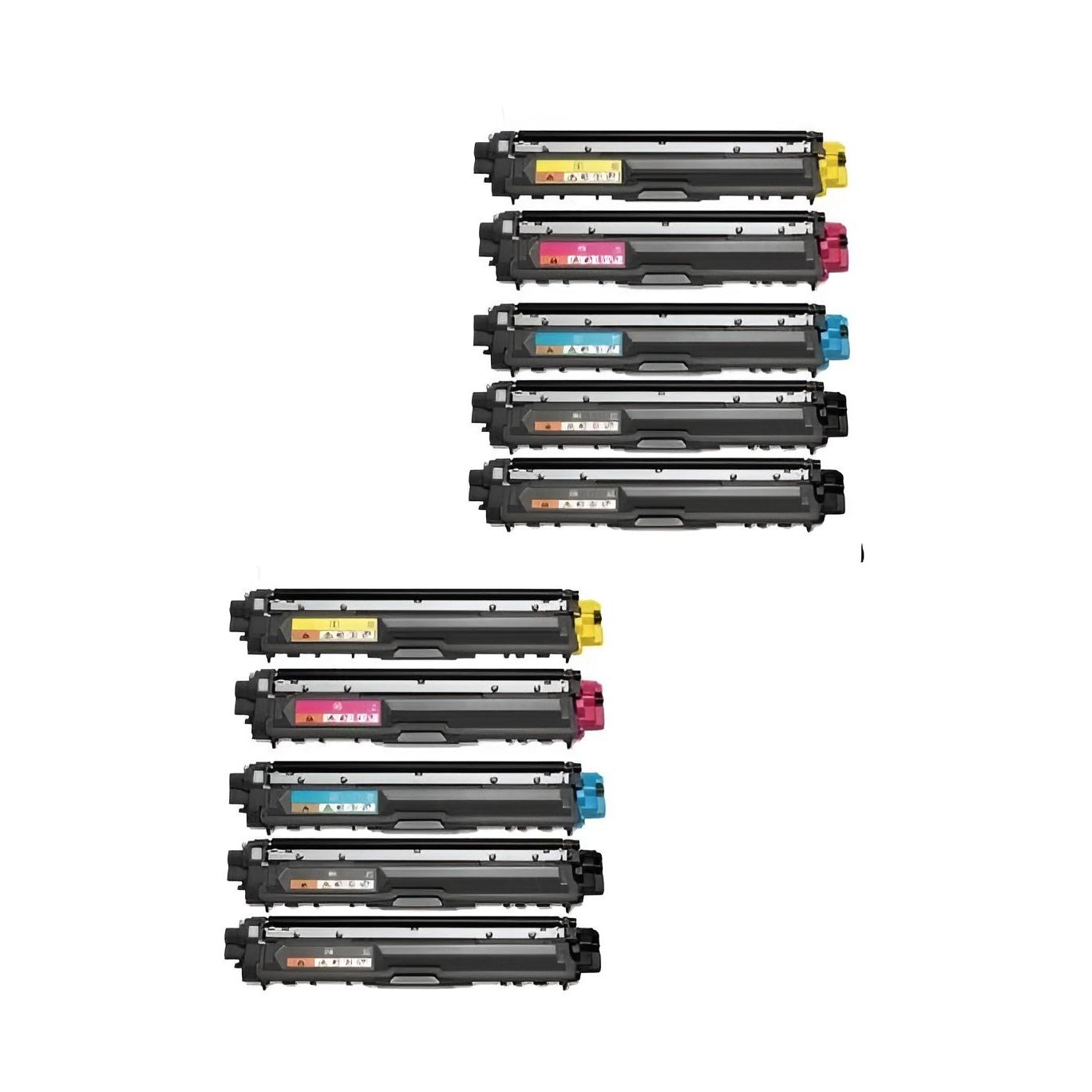 Pack 10 Tóners Compatibles Brother TN241 TN245 MFC-9140 CDN MFC-9142 CDN MFC-9332 CDW