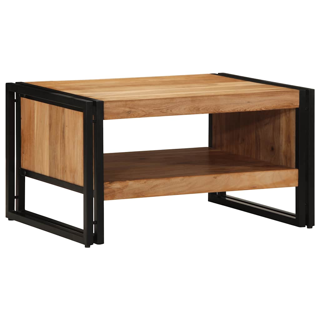 vidaXL Mesa de centro madera maciza de acacia 70x50x38 cm