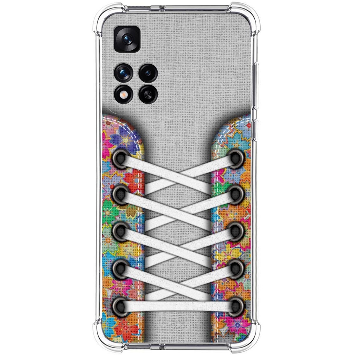 Funda Silicona Antigolpes para Xiaomi Redmi Note 11 Pro+ Plus 5G diseño Zapatillas 04 Dibujos