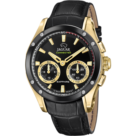 Jaguar - Reloj JAGUAR Para Hombre J962 Connected Caja de Acero inoxidable 316l Dorado