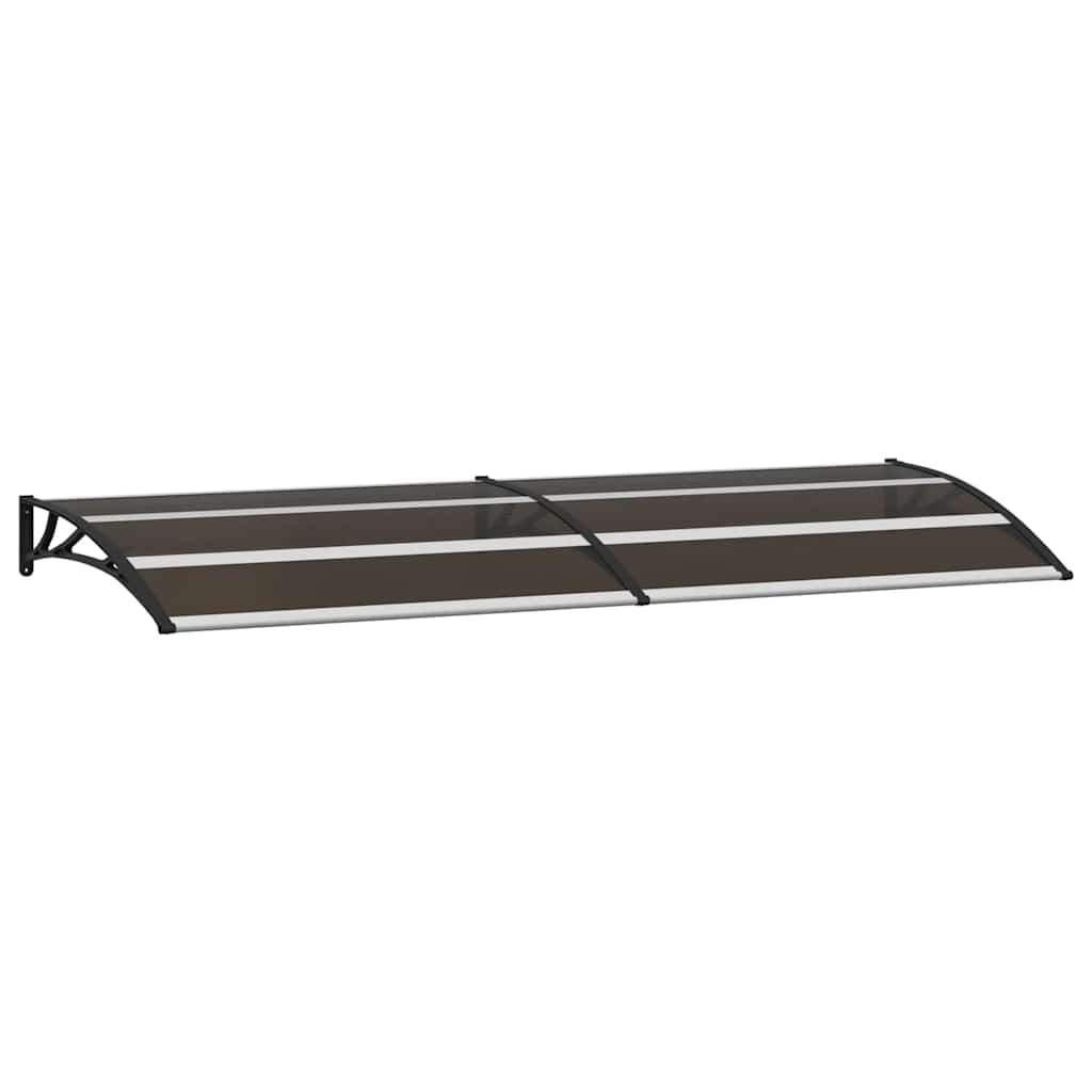 vidaxl marquesina para puerta pc 240x75 cm