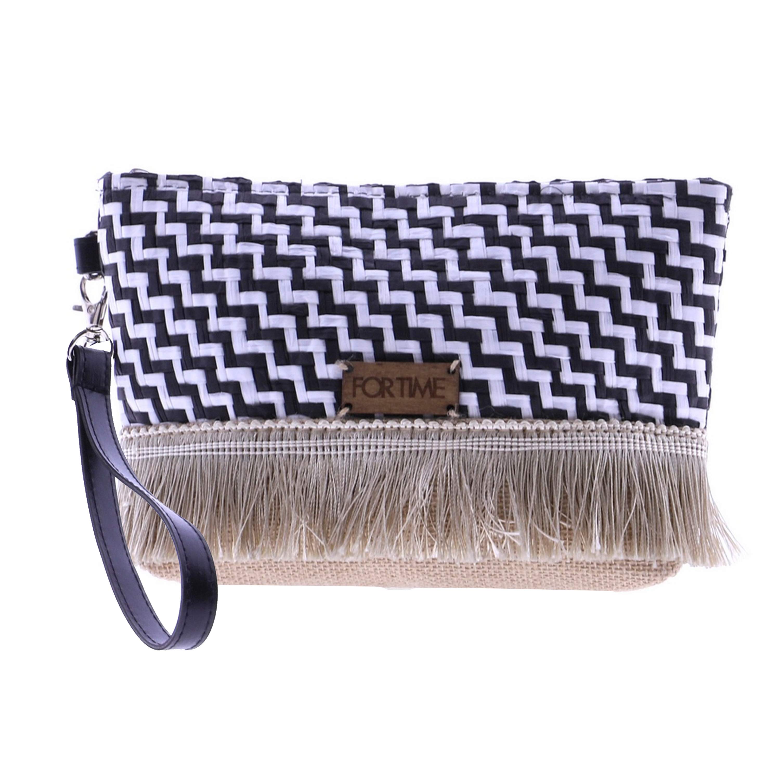 Bolso de mano para mujer FOR TIME Soledad de rafia