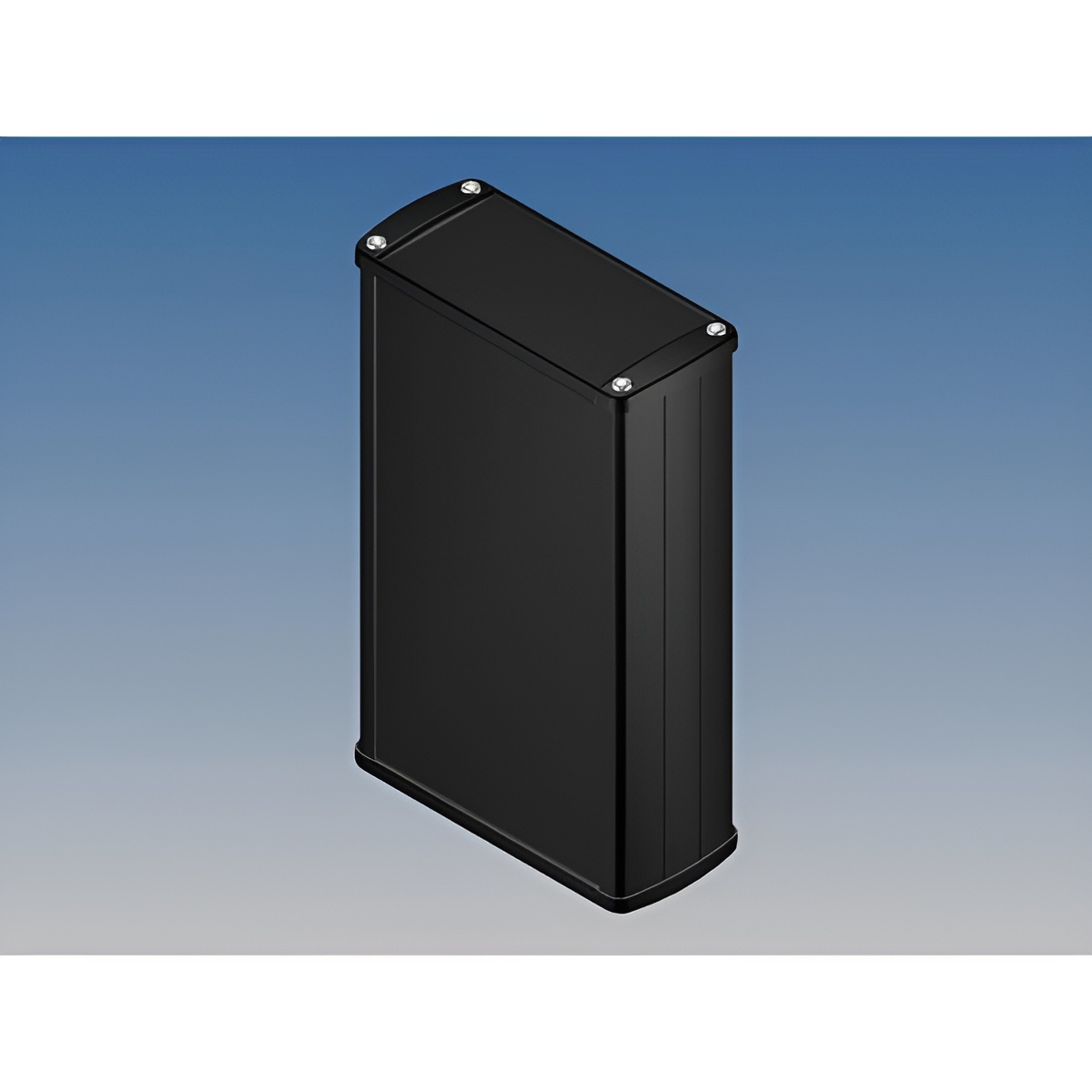 Carcasa de aluminio - color negro - 175 x 105.9 x 45.8 mm
