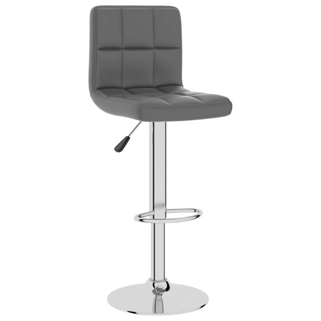 vidaXL Taburete de cocina de cuero sintético en color Gris/Blanco/Negro y más | cómodas modernas ergonómicas para comedor cocina salón hogar