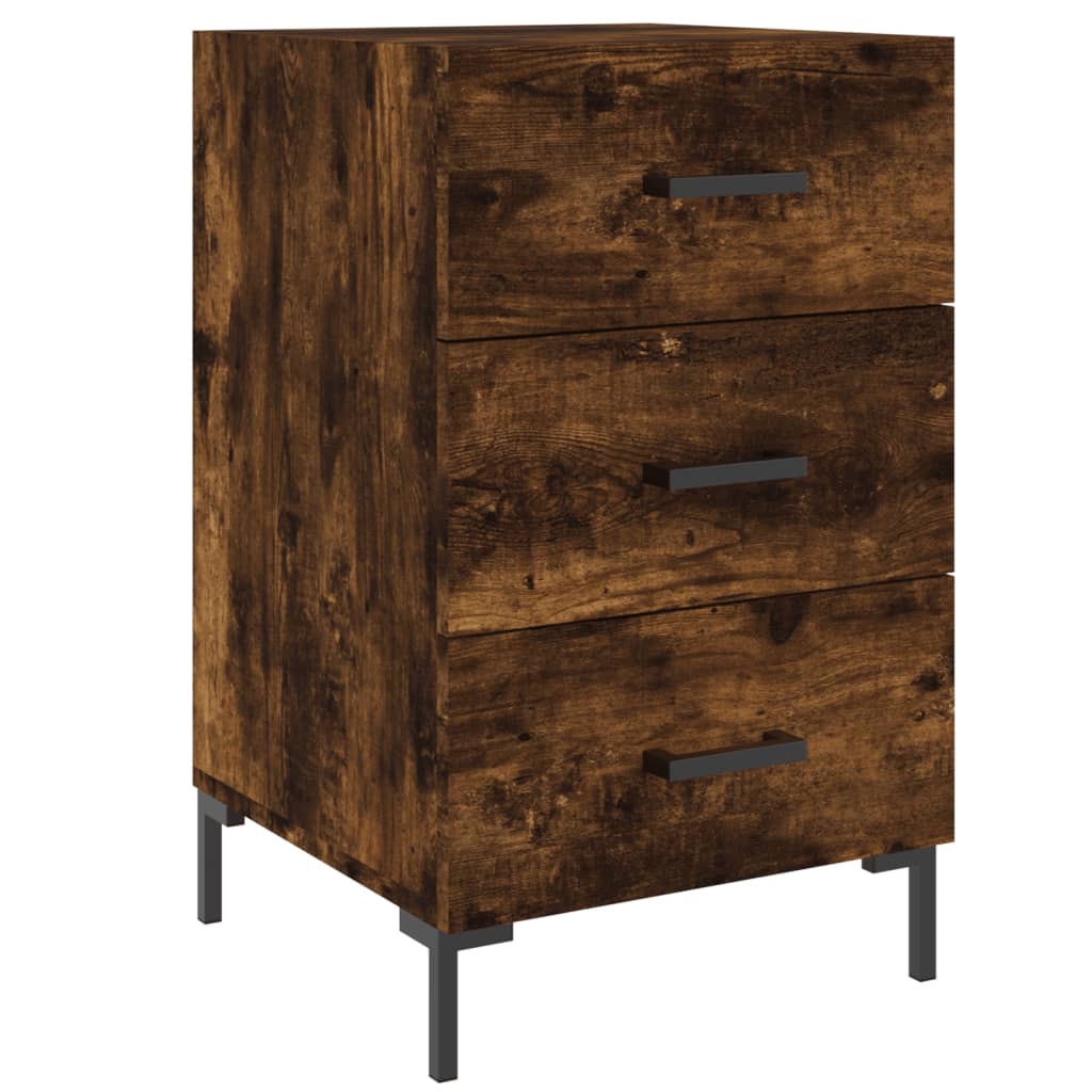 Vidaxl Mesita de Noche de Madera de Ingeniería 40x40x66 Cm - Blanco