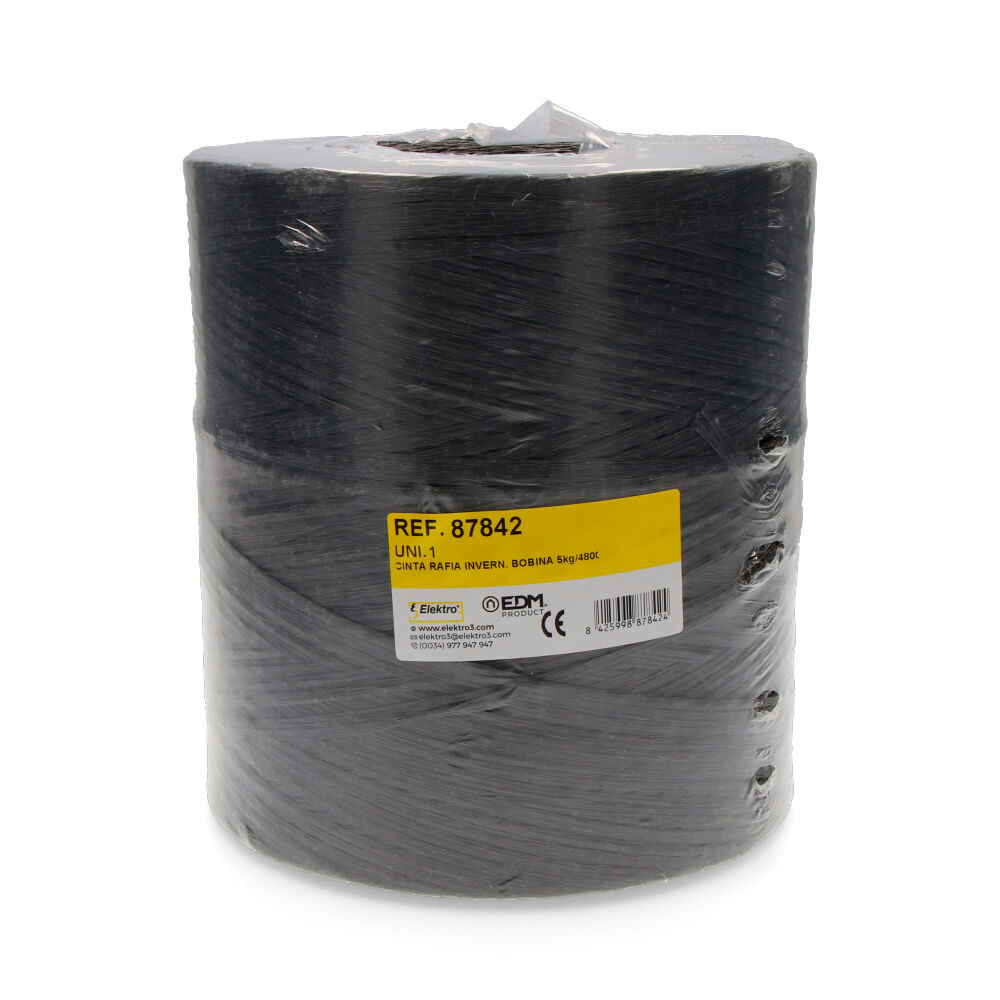 CUERDA RAFIA INVERNADERO BOBINA 5kg/480m EDM