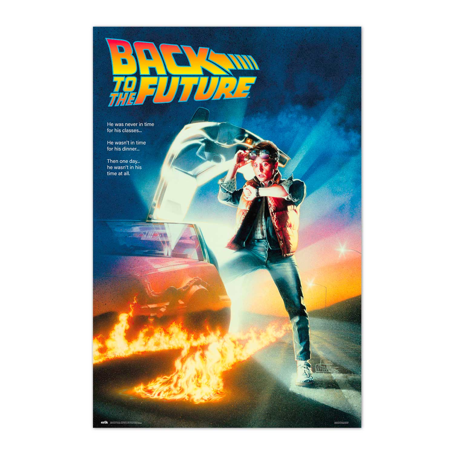 Poster regreso al futuro 1