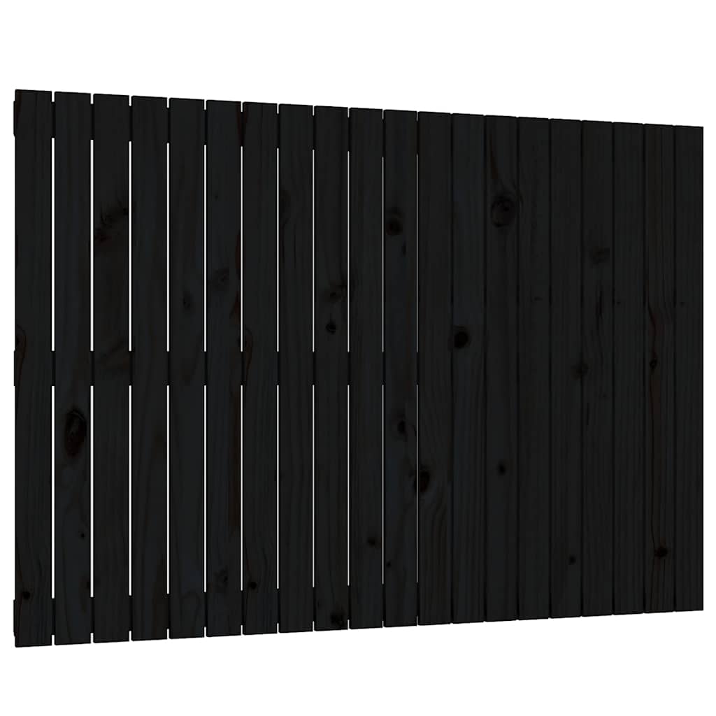 vidaXL Cabecero de cama de pared madera maciza de pino 127,5x3x90 cm