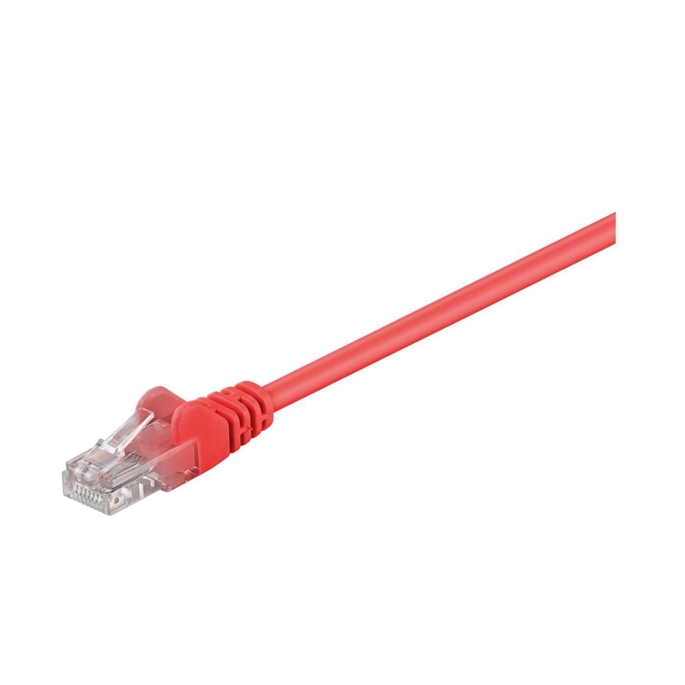 Microconnect Cable de Red U/UTP Cat5e 1.5M Rojo PVC para Ordenador