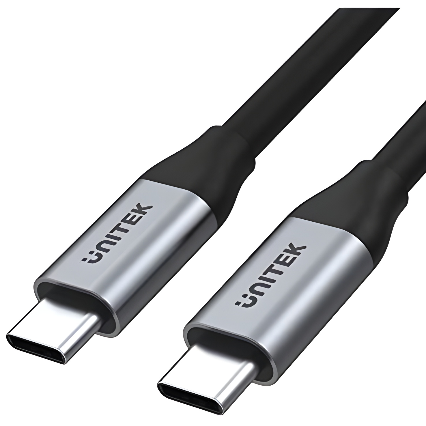Unitek Cable de Carga Rápida USB-C 100W PD con 4K@60Hz y 10Gbps de Datos (USB 3.2 Gen2) C14082ABK | Power Delivery 100W | USB Superspeed + | Quick Charge