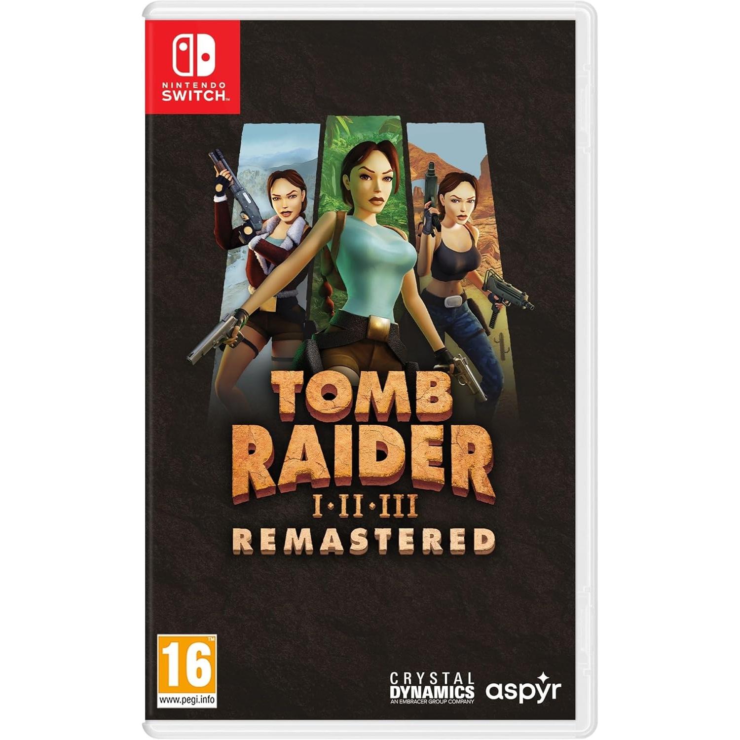 Tomb Raider I-III Remastered Juego para Consola Nintendo Switch