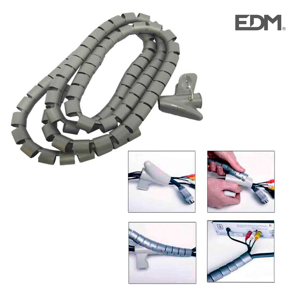 Edm Comecables 2mts 25mm Bolsa Polybag para Otros Artículos de Papel