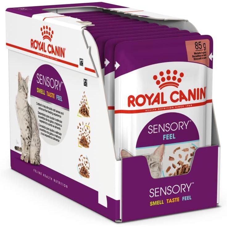 Royal Canin Sensory Feel Comida Húmeda en Salsa para Gato Adulto 12X85g