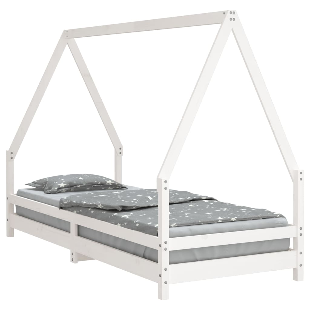 vidaXL Estructura de cama para niños madera de pino 80x200 cm