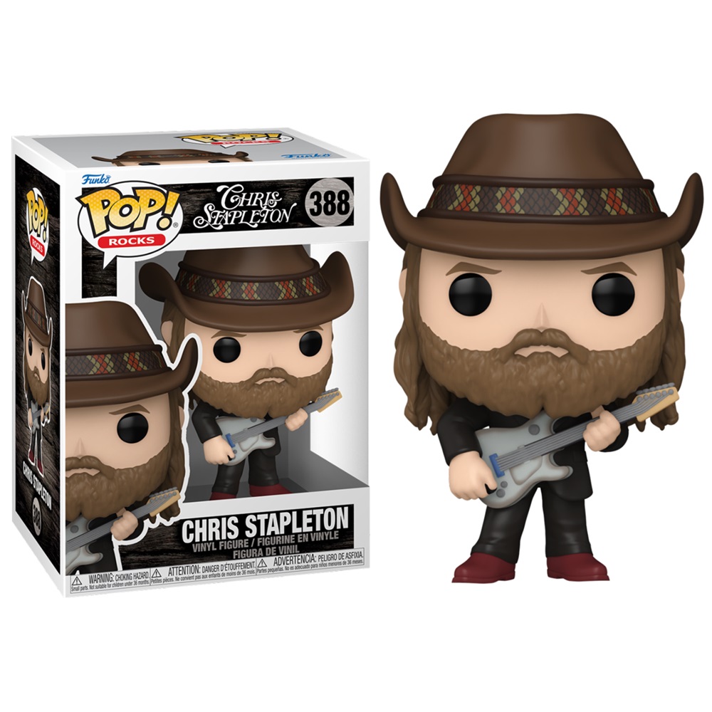 FUNKO POP! ROCKS – CHRIS STAPLETON, 75400, Nº388, TIENDA CON LICENCIA OFICIAL