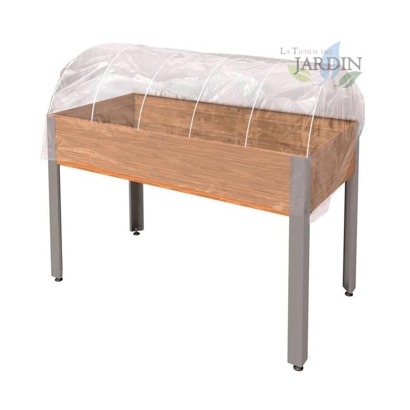 SUINGA Kit Protector para Invernadero 153x73x30 cm | Cubierta para Mesa de Cultivo | Protección frente al Frío, Viento y Clima
