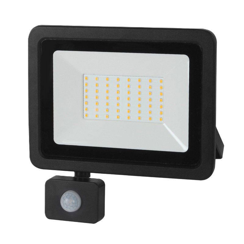 Proyector LED 230V 50W 4250lm 4000K con PIR - Alcapower