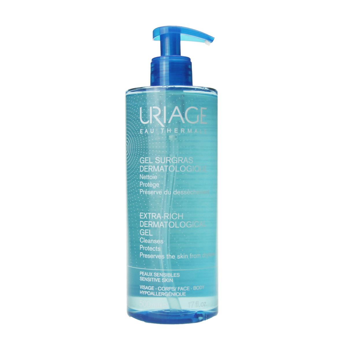 Uriage gel de limpieza dermatológico 500 ml