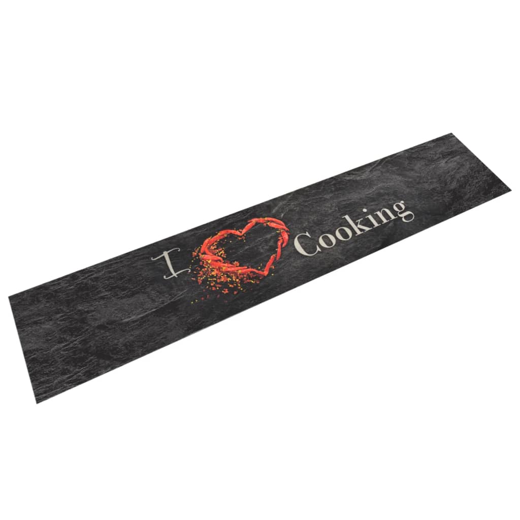 vidaXL Alfombra de Cocina Lavable Spice 60x300 cm Felpudo Pasillo Oficina Color Spice,  Cuchara,  spoon 1 y mas