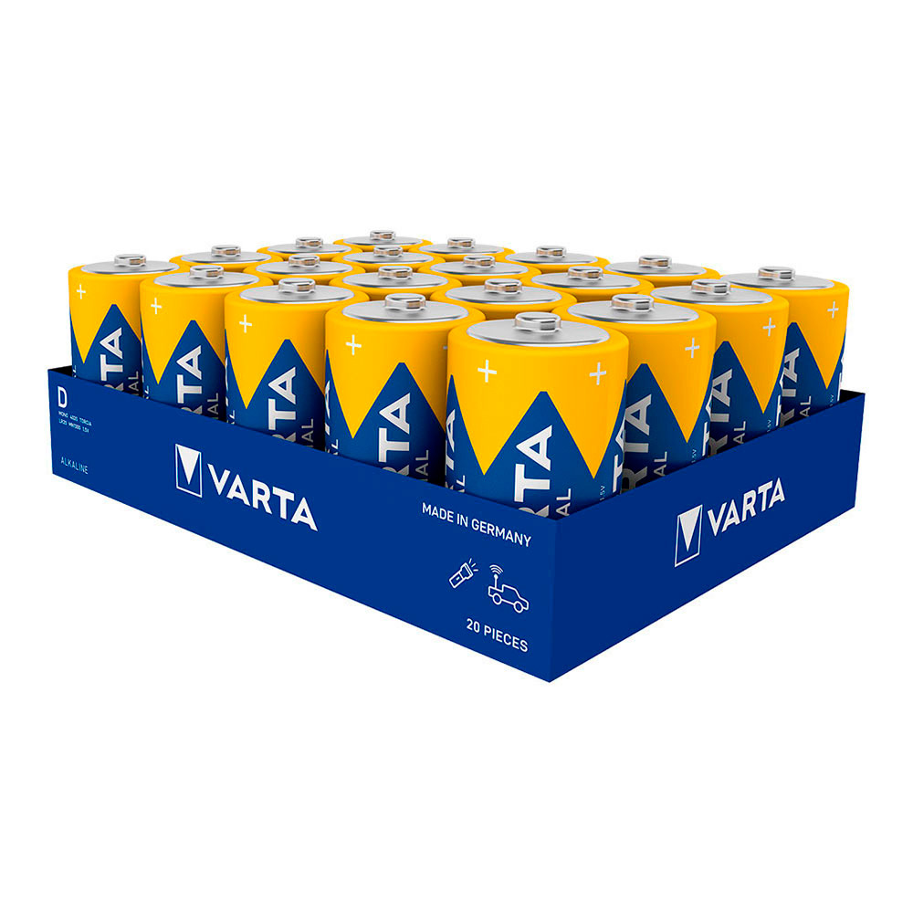 Pila alkalina industrial pro power d - lr20 (caja 20 uds) ø34,2 x 61,5 mm