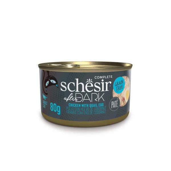 Schesir Pollo con huevo de codorniz en patè 12x80 gr