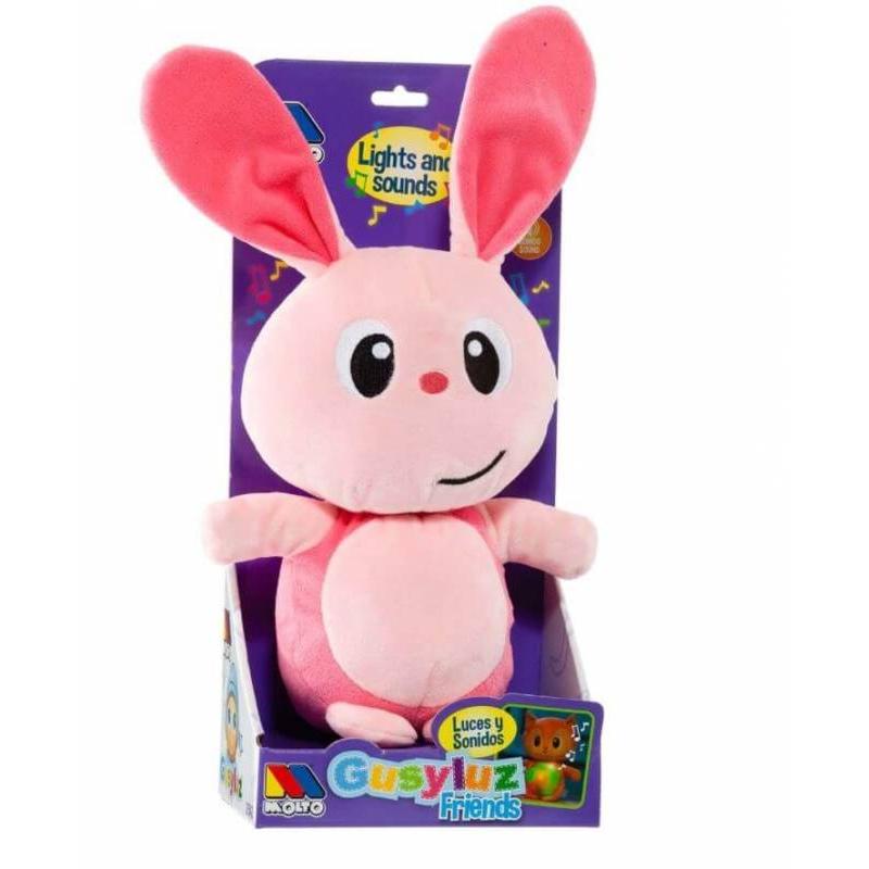 Conejito Gusy luz friends rosa de Molto