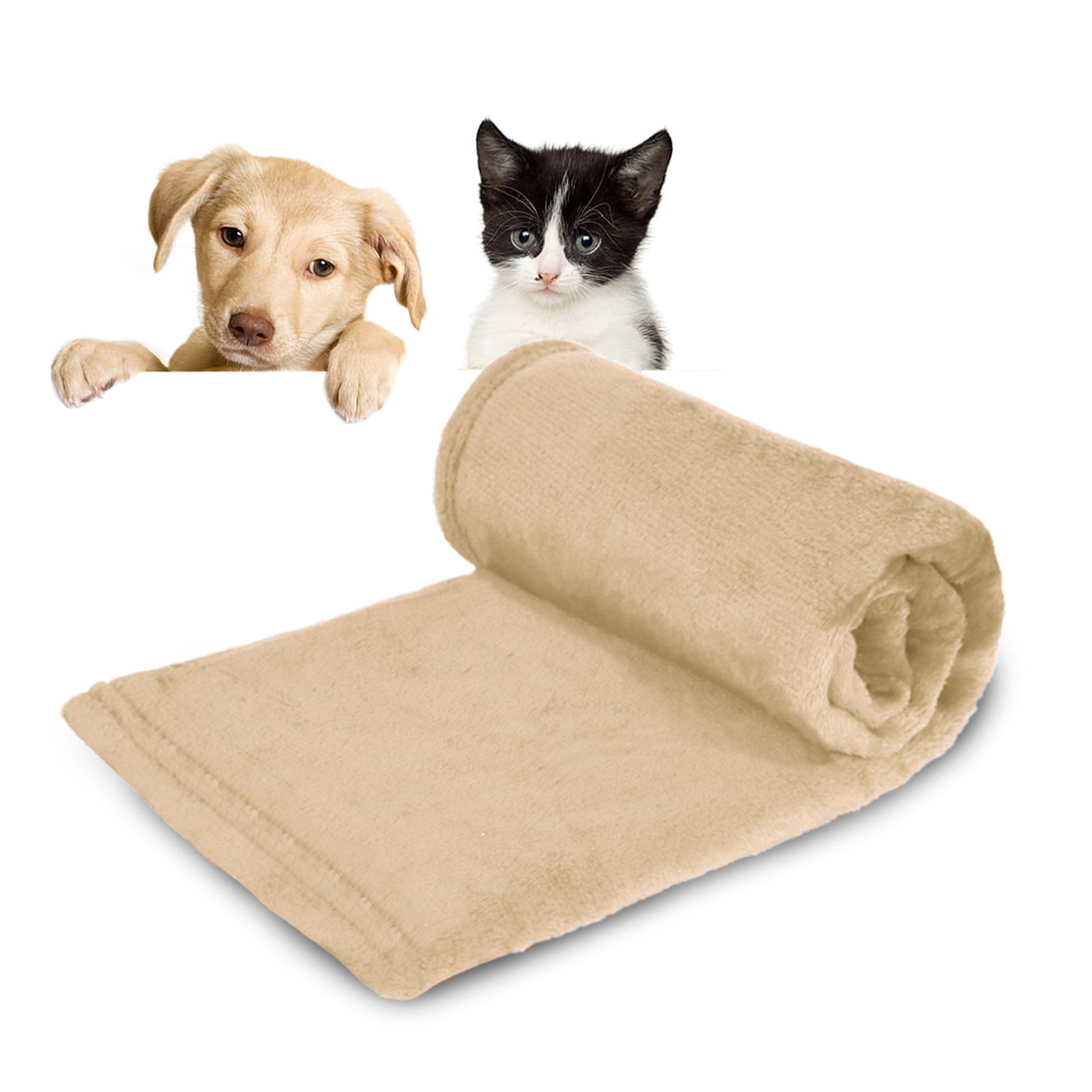 Manta para Perros Mascotas de 75x100cm, Manta de Poliéster para Sofá, Cama, Viaje Manta para Mascotas Perros Gatos Cálida y Suave, Protección Manta