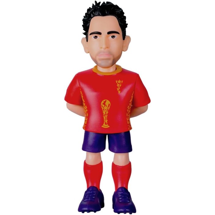 Figura Minix World Legends Cup Xavi Hernández Modelo 134 -  Original - Figuras Miniaturas Coleccionables Para Exhibición - Idea De Regalo - Mercancía Oficial - Juguetes Para Niños - Fans
