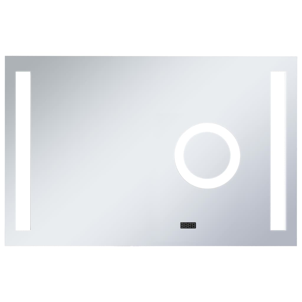 vidaXL Espejo de Pared de Baño con LED y Sensor Táctil Iluminación Dimensiones 80 x 60 cm, 100 x 60 cm