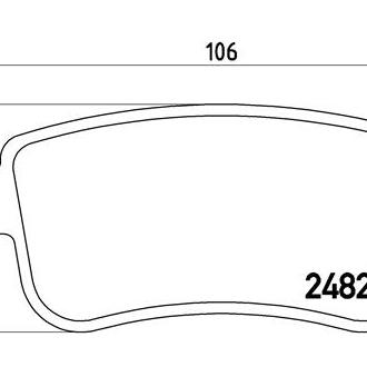 Juego de pastillas de freno P 68 041 BREMBO