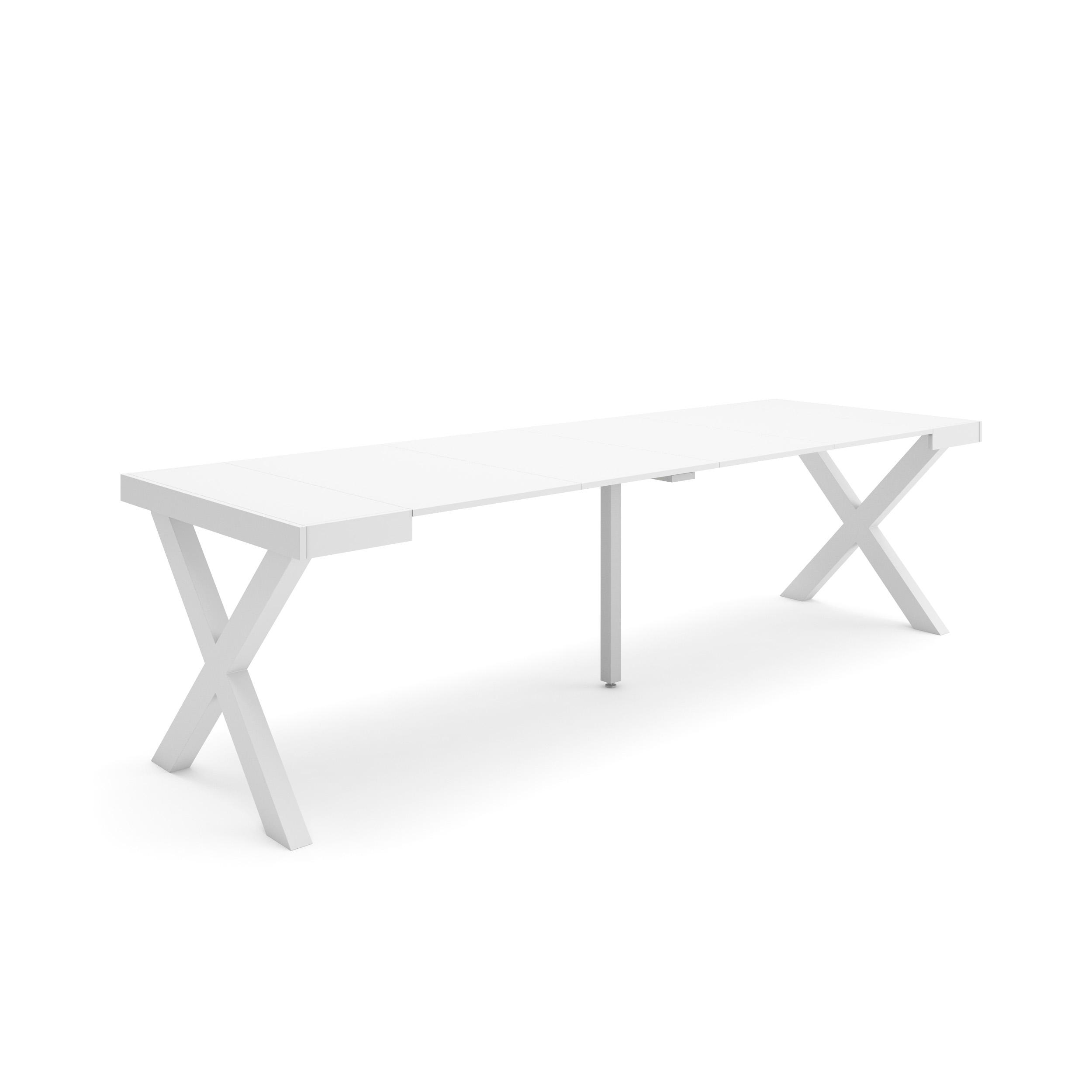 Skraut Home, Mesa Consola Extensible, Mesa Auxiliar, Tapa, 58/262x90x73cm, Práctica y Versátil, Varios colores disponibles