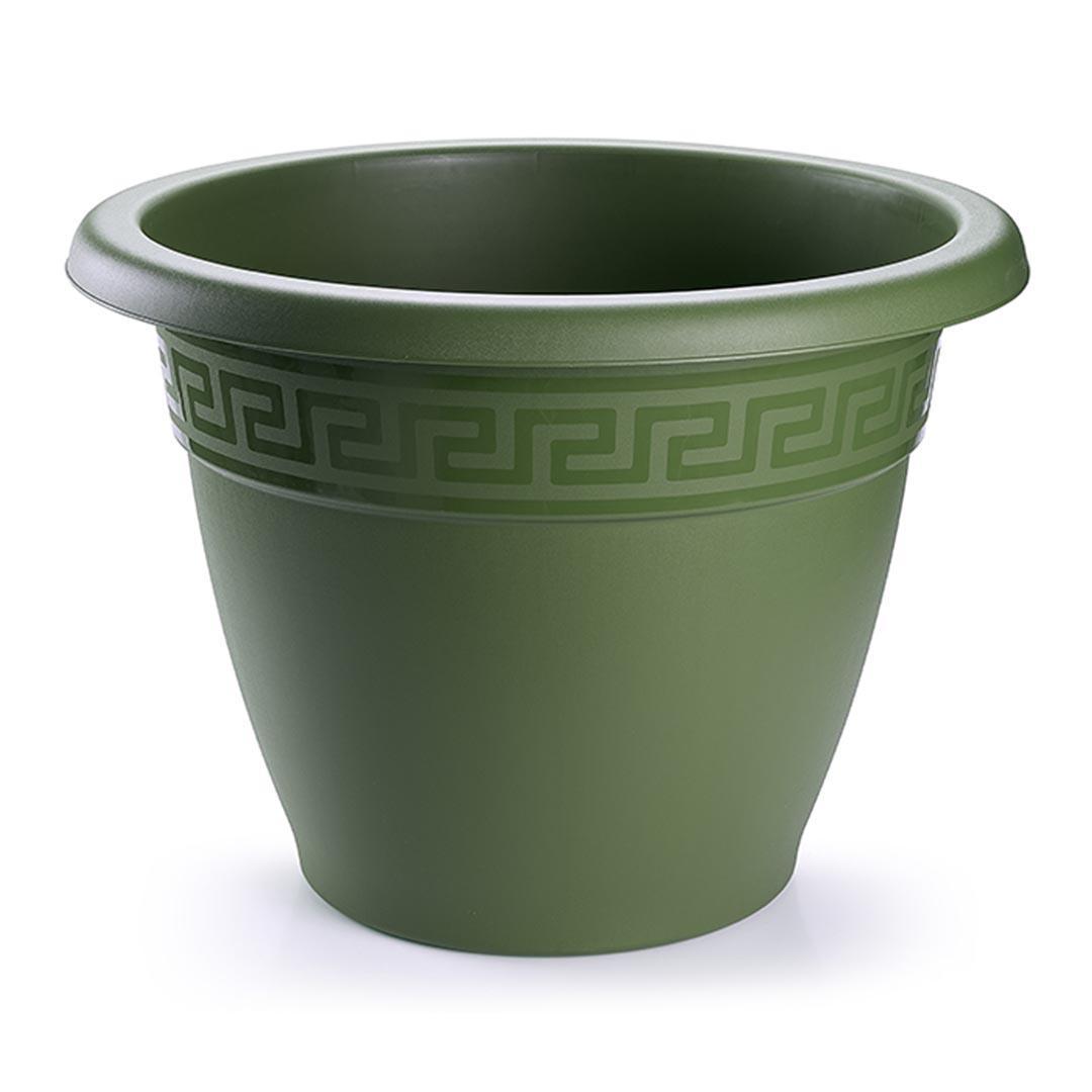 Maceta redonda 74x74x51,5 cm verde 1198649