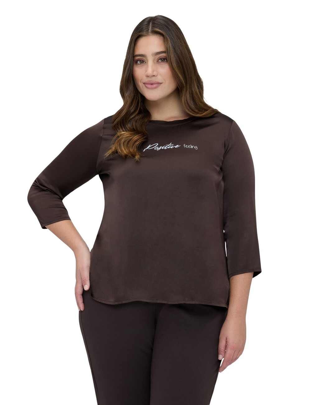 Fiorella Rubino - Blusa de raso Positive feeling