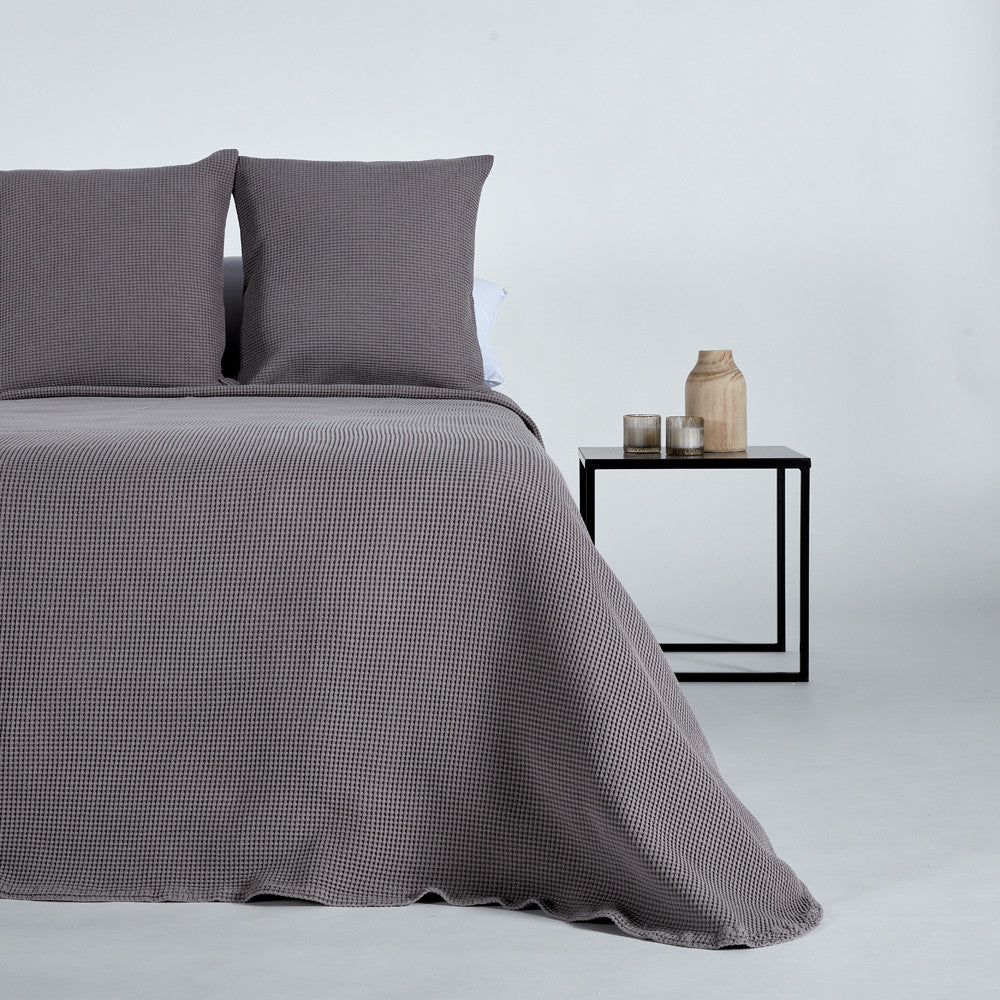10XDIEZ Colcha algodón nido abeja  214 - Decorativas y acoges para dormitorio