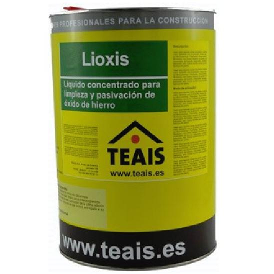 Lioxis, limpiador y pasivizador de óxido de hierro Teais para superficies oxidadas